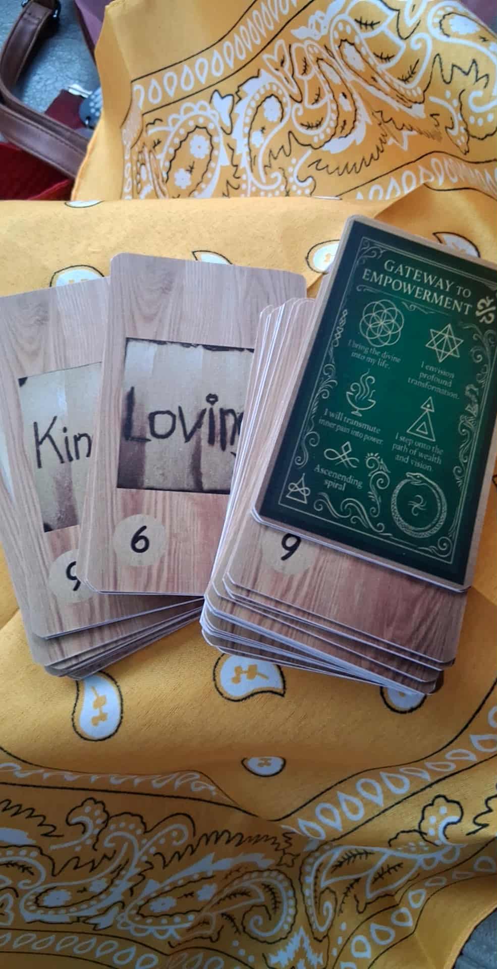 Orphic Channel Power Word Card Deck